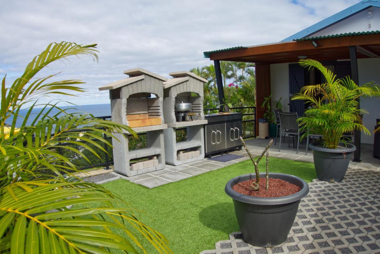 Ka Hema - Maison Entiere Avec Jacuzzi Et Vue Sur Mer Сен-Жозеф Екстериор снимка